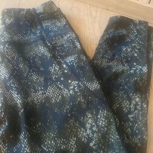 Legging blue green